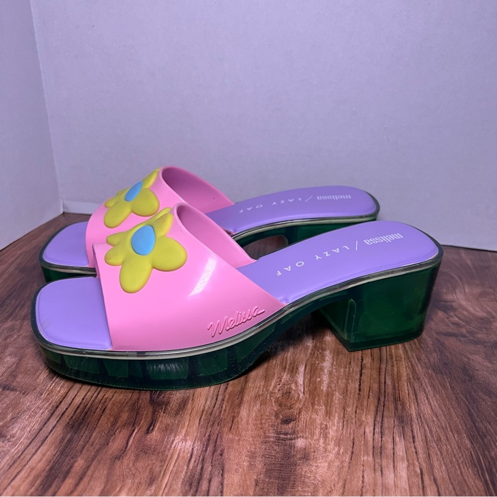 MELISSA X LAZY OAF sandals size 7